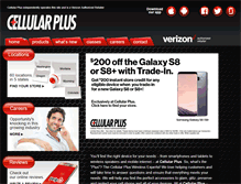 Tablet Screenshot of cellularplus.com